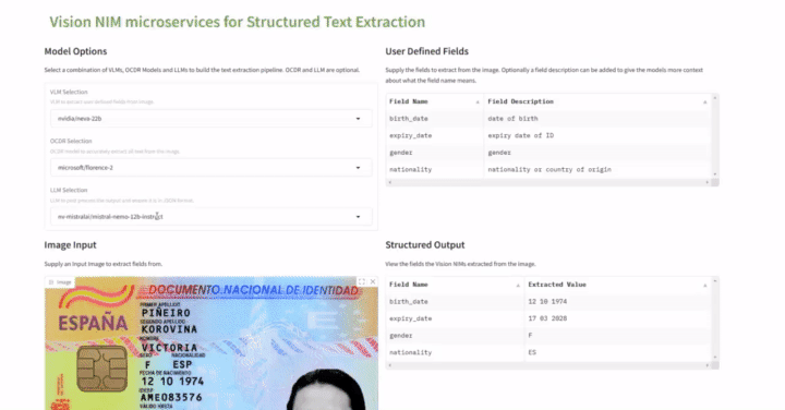 Structured Text Extraction
